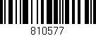 Código de barras (EAN, GTIN, SKU, ISBN): '810577'