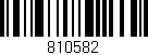 Código de barras (EAN, GTIN, SKU, ISBN): '810582'