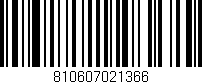Código de barras (EAN, GTIN, SKU, ISBN): '810607021366'