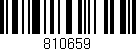 Código de barras (EAN, GTIN, SKU, ISBN): '810659'