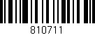 Código de barras (EAN, GTIN, SKU, ISBN): '810711'