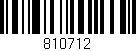 Código de barras (EAN, GTIN, SKU, ISBN): '810712'