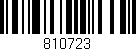 Código de barras (EAN, GTIN, SKU, ISBN): '810723'