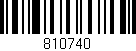 Código de barras (EAN, GTIN, SKU, ISBN): '810740'