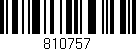 Código de barras (EAN, GTIN, SKU, ISBN): '810757'