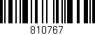 Código de barras (EAN, GTIN, SKU, ISBN): '810767'
