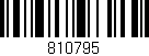 Código de barras (EAN, GTIN, SKU, ISBN): '810795'