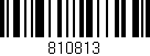 Código de barras (EAN, GTIN, SKU, ISBN): '810813'