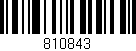 Código de barras (EAN, GTIN, SKU, ISBN): '810843'
