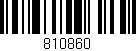 Código de barras (EAN, GTIN, SKU, ISBN): '810860'