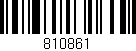 Código de barras (EAN, GTIN, SKU, ISBN): '810861'