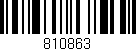 Código de barras (EAN, GTIN, SKU, ISBN): '810863'