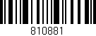 Código de barras (EAN, GTIN, SKU, ISBN): '810881'
