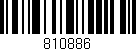 Código de barras (EAN, GTIN, SKU, ISBN): '810886'