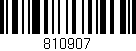 Código de barras (EAN, GTIN, SKU, ISBN): '810907'