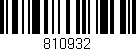 Código de barras (EAN, GTIN, SKU, ISBN): '810932'