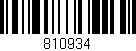 Código de barras (EAN, GTIN, SKU, ISBN): '810934'