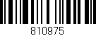 Código de barras (EAN, GTIN, SKU, ISBN): '810975'