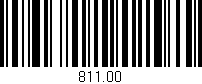 Código de barras (EAN, GTIN, SKU, ISBN): '811.00'
