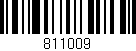 Código de barras (EAN, GTIN, SKU, ISBN): '811009'