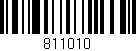 Código de barras (EAN, GTIN, SKU, ISBN): '811010'