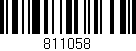 Código de barras (EAN, GTIN, SKU, ISBN): '811058'