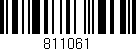 Código de barras (EAN, GTIN, SKU, ISBN): '811061'