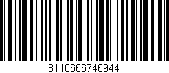 Código de barras (EAN, GTIN, SKU, ISBN): '8110666746944'