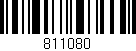 Código de barras (EAN, GTIN, SKU, ISBN): '811080'