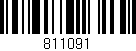 Código de barras (EAN, GTIN, SKU, ISBN): '811091'