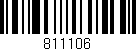 Código de barras (EAN, GTIN, SKU, ISBN): '811106'