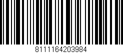 Código de barras (EAN, GTIN, SKU, ISBN): '8111164203984'