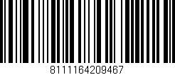 Código de barras (EAN, GTIN, SKU, ISBN): '8111164209467'
