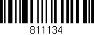 Código de barras (EAN, GTIN, SKU, ISBN): '811134'