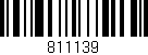 Código de barras (EAN, GTIN, SKU, ISBN): '811139'