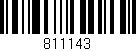 Código de barras (EAN, GTIN, SKU, ISBN): '811143'