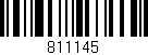 Código de barras (EAN, GTIN, SKU, ISBN): '811145'