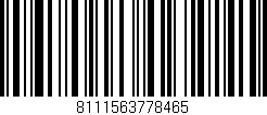 Código de barras (EAN, GTIN, SKU, ISBN): '8111563778465'