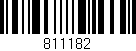 Código de barras (EAN, GTIN, SKU, ISBN): '811182'