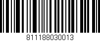 Código de barras (EAN, GTIN, SKU, ISBN): '811188030013'