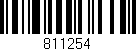 Código de barras (EAN, GTIN, SKU, ISBN): '811254'