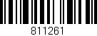 Código de barras (EAN, GTIN, SKU, ISBN): '811261'