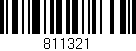 Código de barras (EAN, GTIN, SKU, ISBN): '811321'
