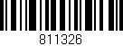Código de barras (EAN, GTIN, SKU, ISBN): '811326'