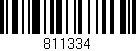 Código de barras (EAN, GTIN, SKU, ISBN): '811334'