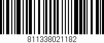 Código de barras (EAN, GTIN, SKU, ISBN): '811338021182'