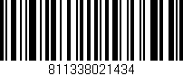 Código de barras (EAN, GTIN, SKU, ISBN): '811338021434'
