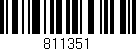Código de barras (EAN, GTIN, SKU, ISBN): '811351'