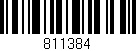 Código de barras (EAN, GTIN, SKU, ISBN): '811384'