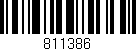 Código de barras (EAN, GTIN, SKU, ISBN): '811386'